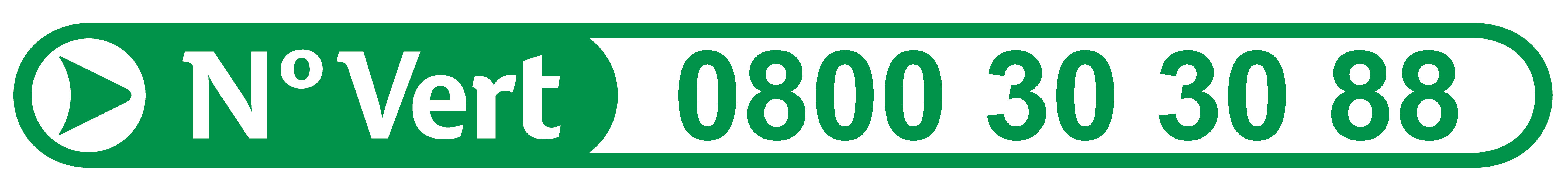 Numéro vert 0800303088